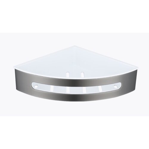 Полка для ванной комнаты угловая Raglo R340.01.09, графит