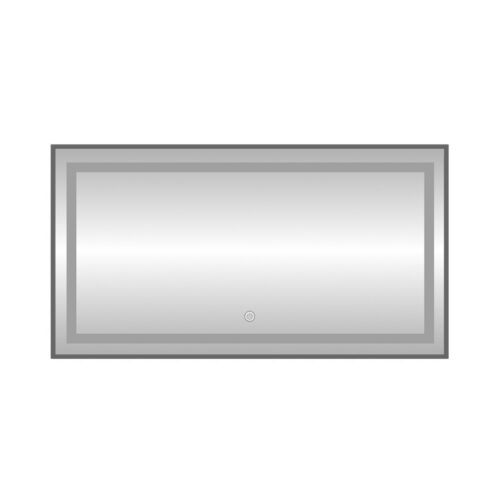 Зеркало с подсветкой LED Fixsen FX-2090F прямоугольное 90х70 см, графит