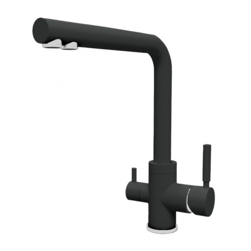 Смеситель для кухни с подключением фильтра Dr. Gans Акцент 339.06H.2123.411, графит