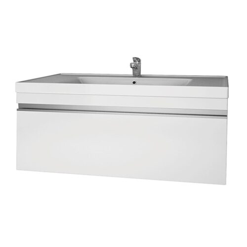 Тумба под раковину подвесная Dreja Grace 90 см, белый