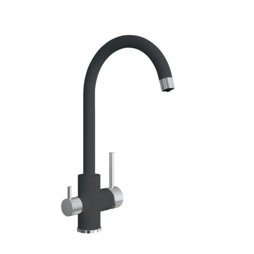Смеситель для кухни с подключением фильтра Florentina КЛИО 333.13Н.2123.102, черный