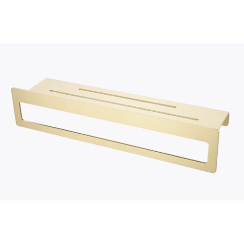 Полка с держателем полотенец Raglo R340.04.03, золотой сатин