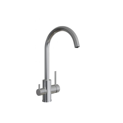 Смеситель для кухни с подключением фильтра Florentina КЛИО 333.35Н.2113.900, нержавеющая сталь