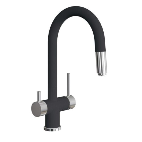 Смеситель для кухни с подключением фильтра Florentina МАЭСТРО 337.03Н.2123.302, антрацит