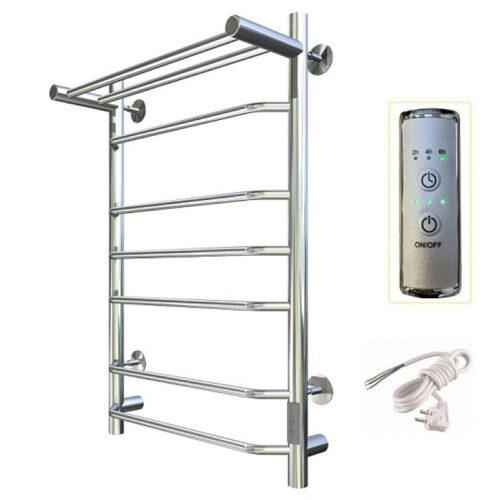 Полотенцесушитель электрический с полочкой (лесенка) Тругор Браво Пэк сп 3 П 80х50 см