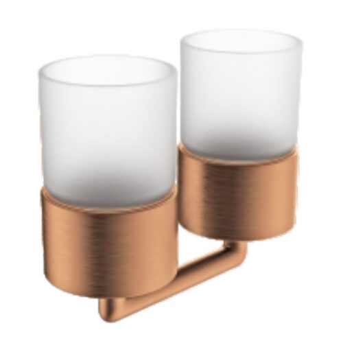 Стакан для ванной комнаты двойной Raglo R320.08.33, медь