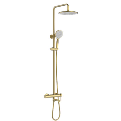 Душевая система Raglo R20.24.03, сатин золотой