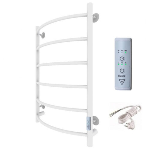 Полотенцесушитель электрический (лесенка) Тругор Пэк сп 5 80х50 см, белый