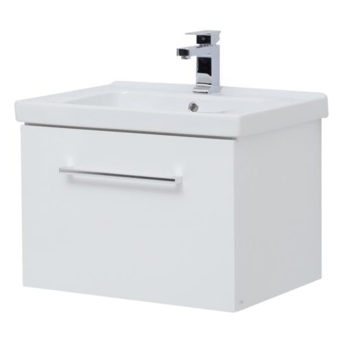 Тумба под раковину подвесная Dreja Big Inn 65 см, белый
