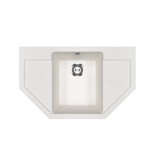 Кухонная мойка Ulgran U-609-341, ультра-белый