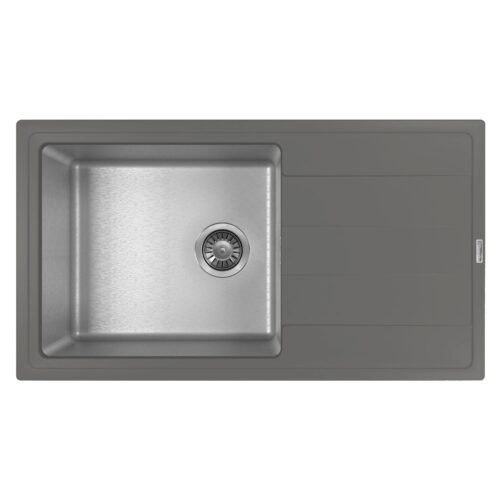 Кухонная мойка Florentina КОМБИ 21.400.D0860.307, серый шёлк