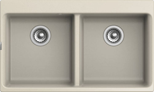 RIVELATO Мойка AXEL 90-2D 2-чаши 870*520мм beige scuro арт.