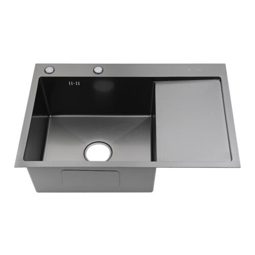 Мойка для кухни Fmark FSC7550Q-L, графит