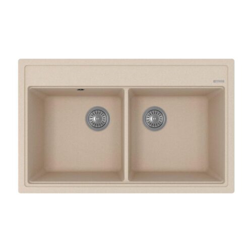 Кухонная мойка Florentina ЛИПСИ 20.370.E0820.104, бежевый