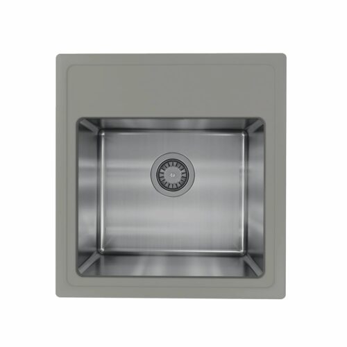 Кухонная мойка Florentina КОМБИ 21.455.B0480.307, серый шёлк