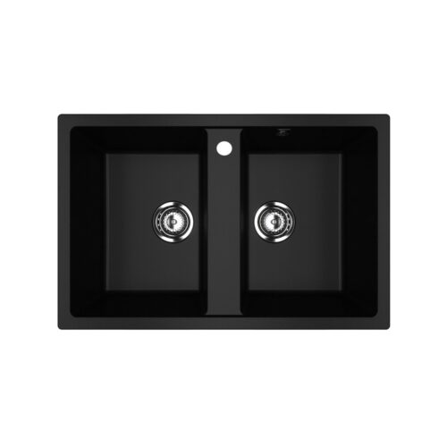 Кухонная мойка Ulgran U-608-344, ультра-черный