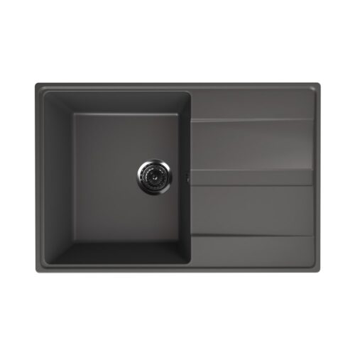Кухонная мойка Ulgran Quartz Prima 750-09, мокрый асфальт