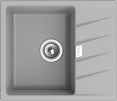 RIVELATO Мойка RAUM 58 1-чаша 580*500мм grigio metallizzato арт.