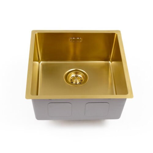 Кухонная мойка Grandex Aqua Optima 5011351, золото