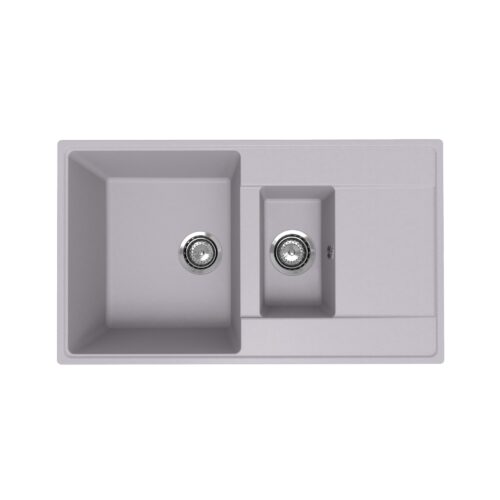 Кухонная мойка Ulgran Quartz Prima 860 1,5K-04, платина