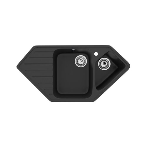 Кухонная мойка Ulgran U-409-344, ультра-черный