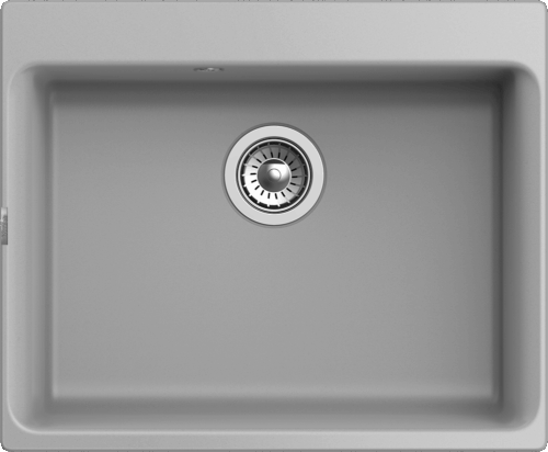 RIVELATO Мойка AXEL 60 1-чаша 630*520мм grigio metallizzato арт.