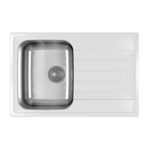 Кухонная мойка Dr. Gans ДУЭТ 26.120.B0760.401, белый