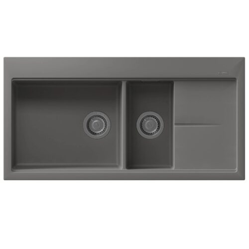 Кухонная мойка с разделочной доской Florentina РОССАНА 20.335.E1000.307, серый шёлк