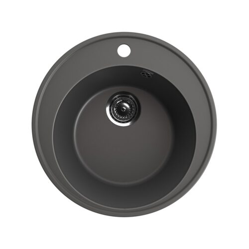 Кухонная мойка Ulgran Quartz Nora 485-09, мокрый асфальт