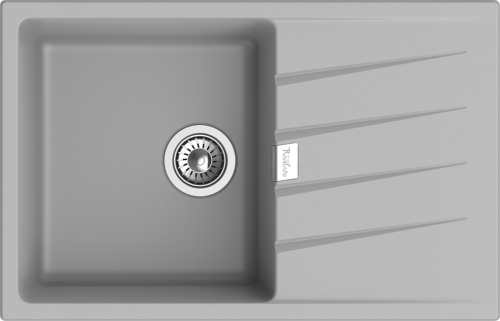 RIVELATO Мойка RAUM 78 1-чаша 780*500мм grigio metallizzato арт.