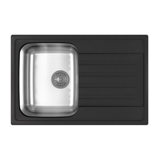 Кухонная мойка Dr. Gans ДУЭТ 26.120.B0760.411, графит