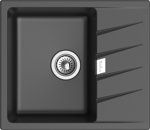 RIVELATO Мойка RAUM 58 1-чаша 580*500мм antracite арт.