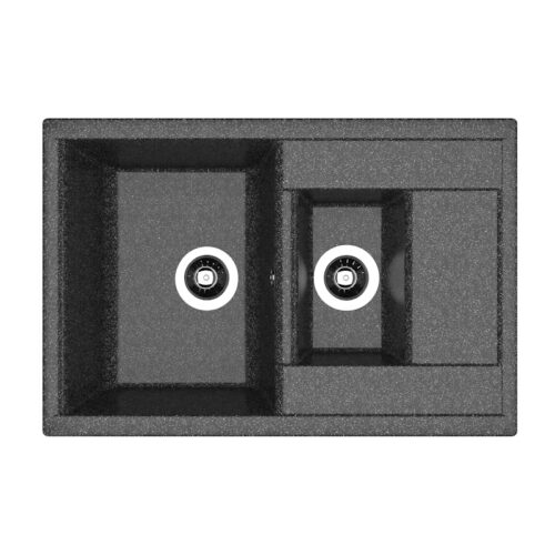 Кухонная мойка Dr. Gans АСТРА 25.065.D0760.407, черный