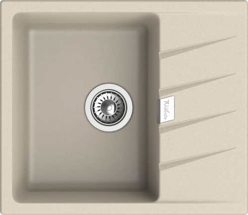 RIVELATO Мойка RAUM 58 1-чаша 580*500мм beige scuro арт.