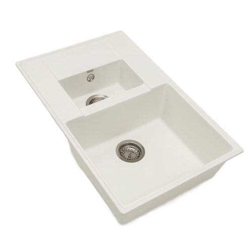 Кухонная мойка Grandex Aqua Topline 600111, белый