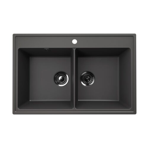 Кухонная мойка Ulgran Quartz Ruma 780-09, мокрый асфальт
