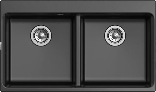 RIVELATO Мойка AXEL 90-2D 2-чаши 870*520мм nero арт.