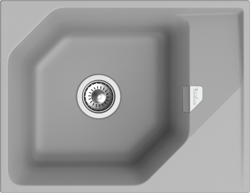 RIVELATO Мойка LOCUS 65 1-чаш 650*500 grigio metallizzato арт.