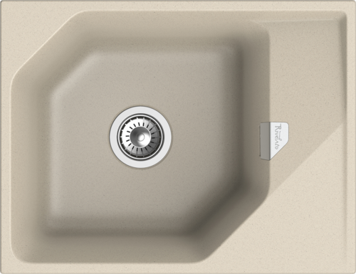 RIVELATO Мойка LOCUS 65 1-чаш 650*500 beige scuro арт.