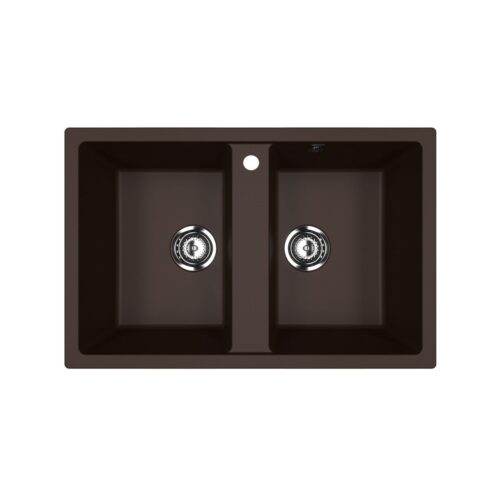 Кухонная мойка Ulgran U-608-345, шоколад