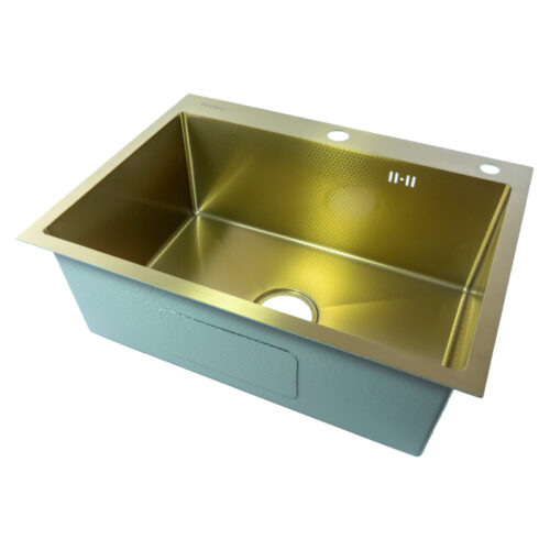 Мойка для кухни Fmark FSC6045C, матовое золото