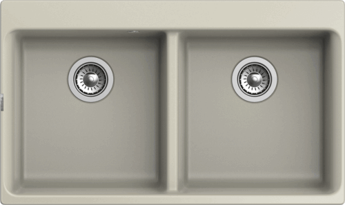 RIVELATO Мойка AXEL 90-2D 2-чаши 870*520мм topazio арт.