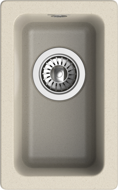 RIVELATO Мойка BERKANA 25 подст.монтаж 1-чаш 305*455 beige scuro арт.