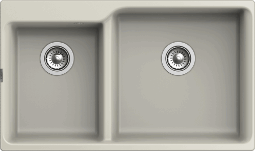 RIVELATO Мойка AXEL 90D 2-чаши 870*520мм topazio арт.