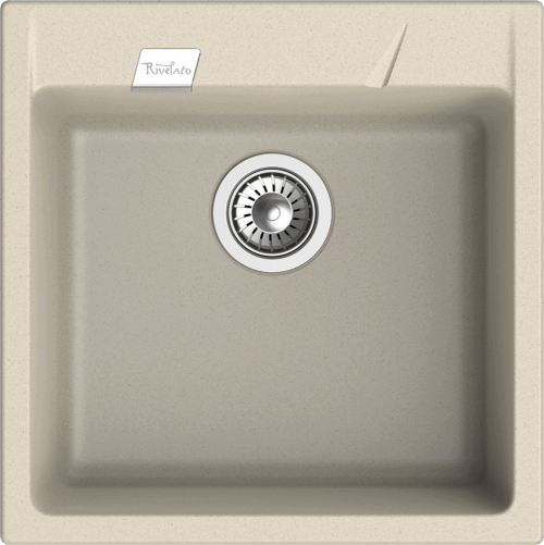 RIVELATO Мойка RAUM 50 1-чаша 500*510мм beige scuro арт.