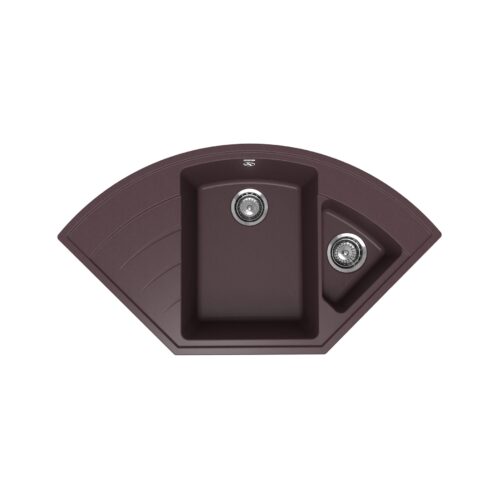 Кухонная мойка Ulgran Quartz Marta 1000-06, трюфель