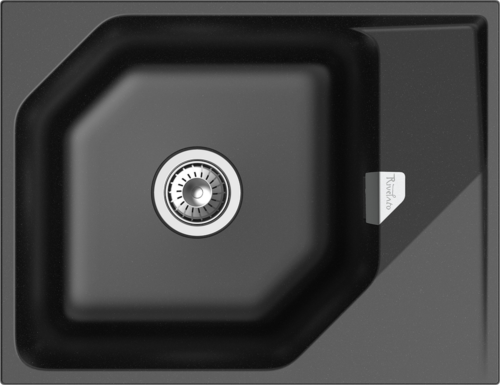 RIVELATO Мойка LOCUS 65 1-чаш 650*500 nero арт.