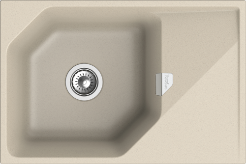 RIVELATO Мойка LOCUS 75 1-чаш 750*500 beige scuro арт.