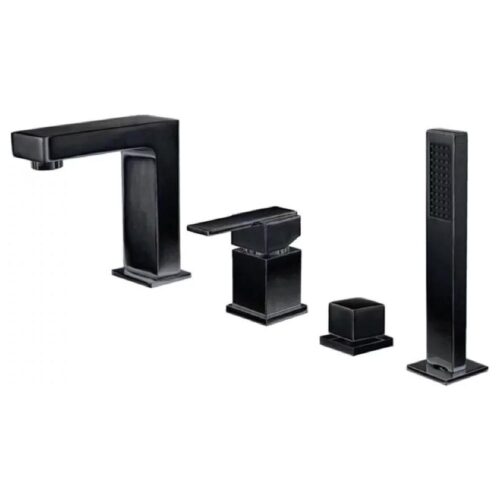 Смеситель на борт ванны Groсenberg GB6008-1BL, черный