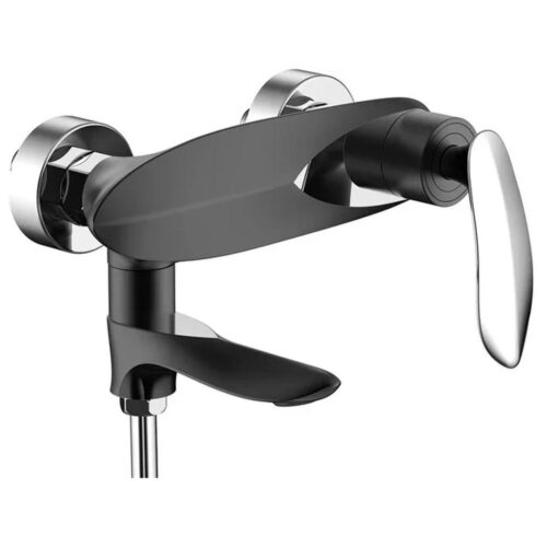 Смеситель для ванны Groсenberg GB8001BC, черный/хром